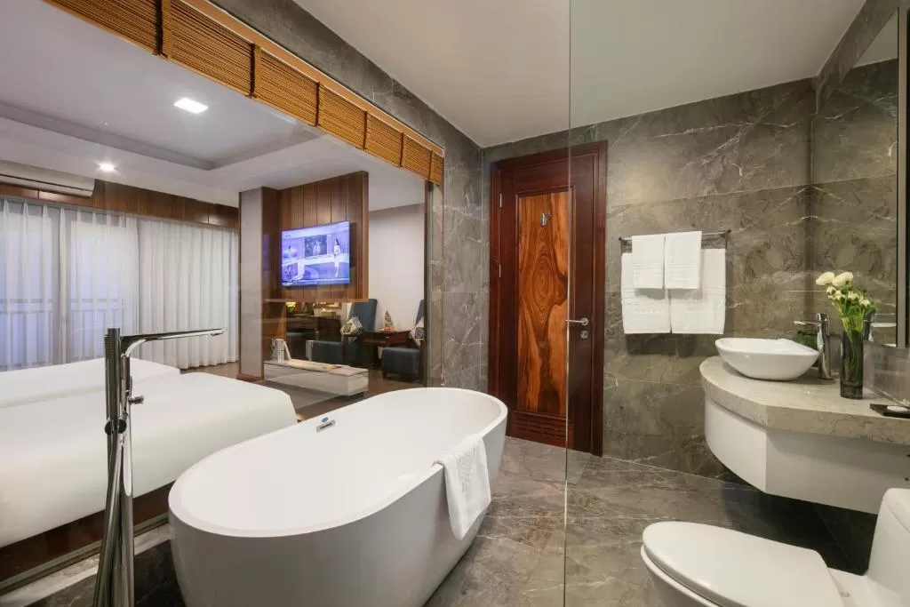 Bồn tắm Bamboo Sapa Hotel