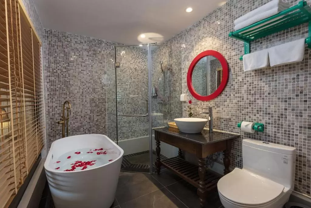 Hôteldesapa Phòng khách sạn lãng mạn có bồn tắm