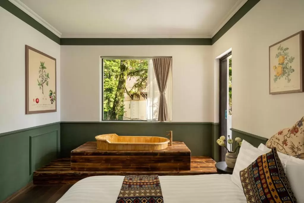 Phòng có bồn tắm The Gate Boutique Hotel Sapa