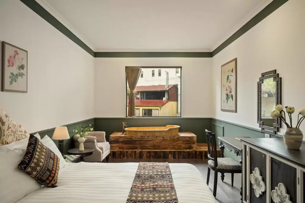 The Gate Boutique Hotel Sapa có bồn tắm trong phòng